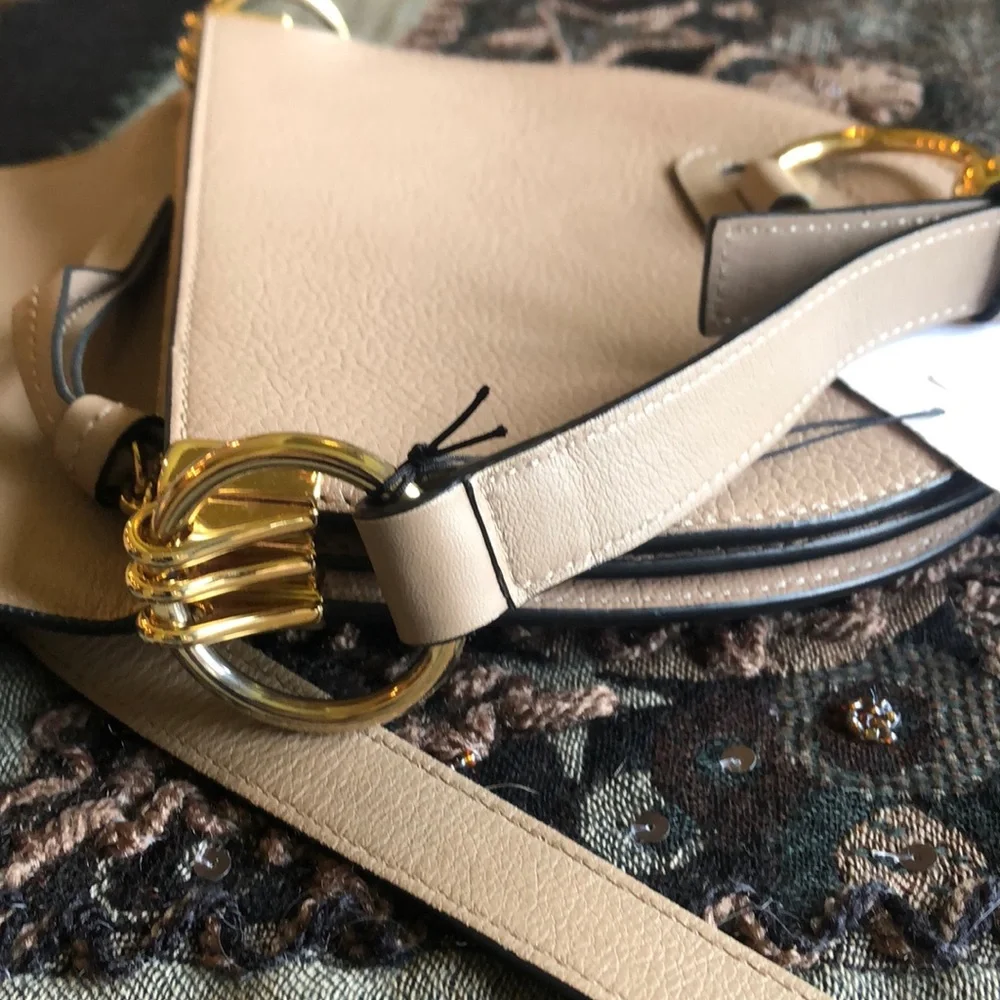 JW Anderson Ash Taupe Latch Crossbody Bag NWT - Picture 5 of 8